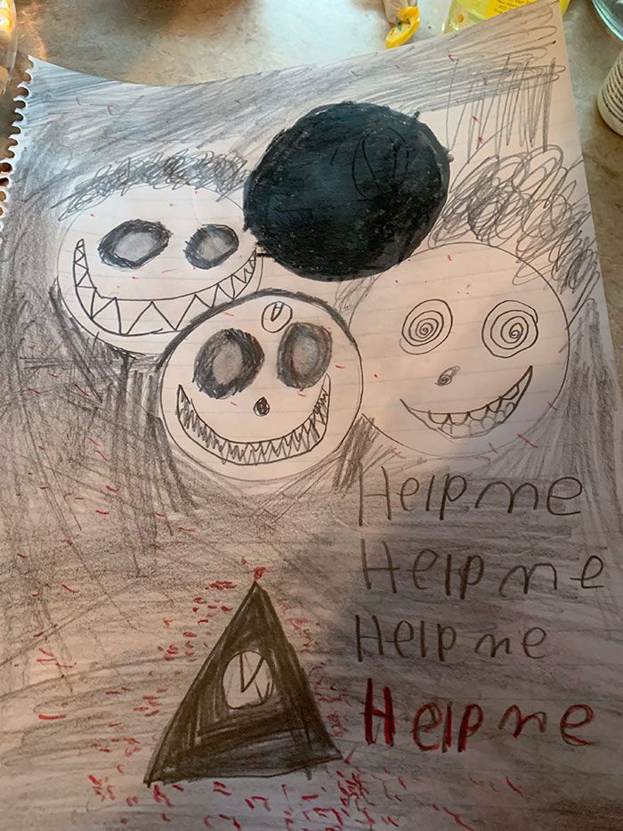 mon fils de 9 ans m’a fait un dessin