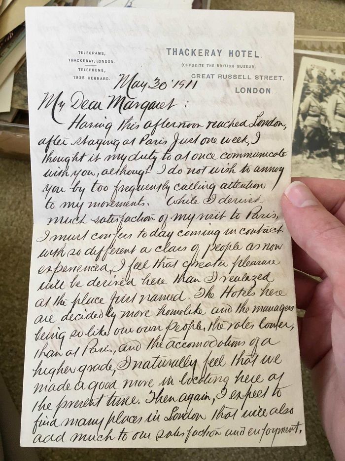 une lettre que mon arrière-arrière-grand-père a écrite