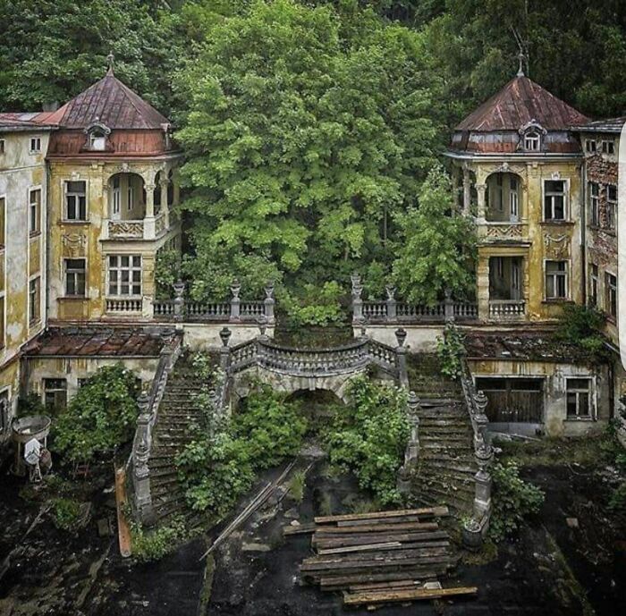ville thermale abandonnée en république tchèque