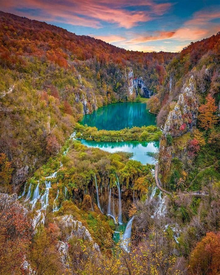 couleurs, parc national des lacs de plitvice, croatie