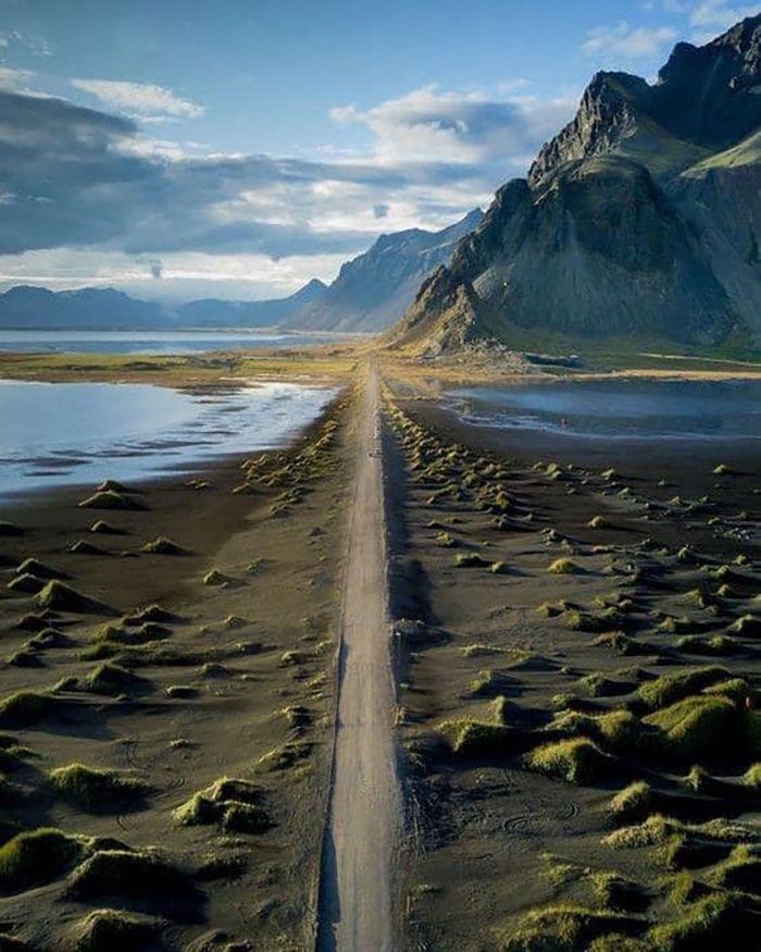 Paysage étonnant d’Islande