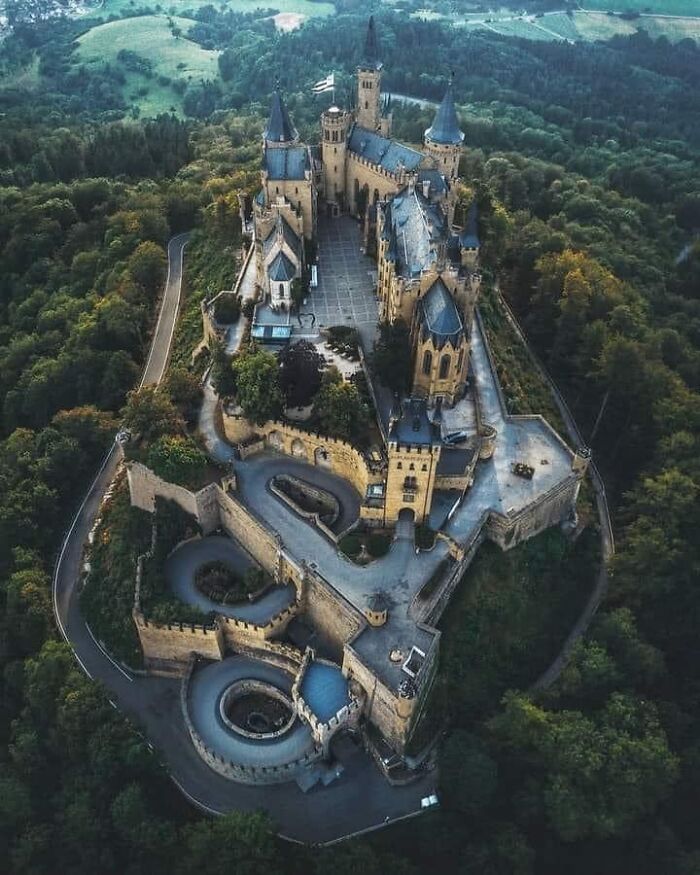 vibration du château, château de hohenzollern, allemagne