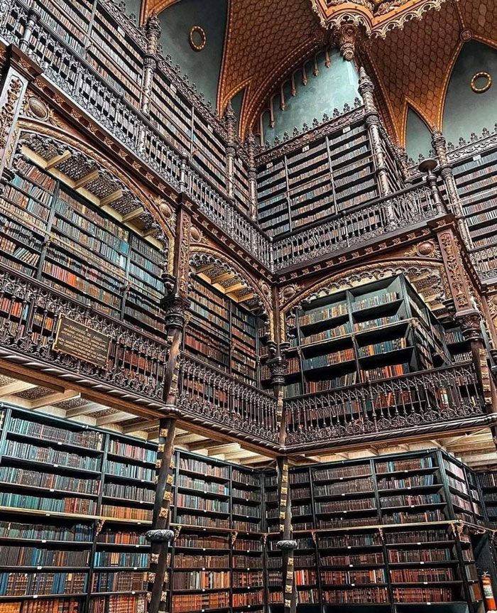 bibliothèque royale portugaise – située à rio de janeiro, Brésil