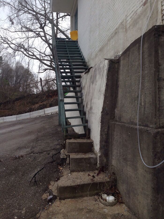 Escalier de sortie de secours – est-ce que cela a sa place ici ?