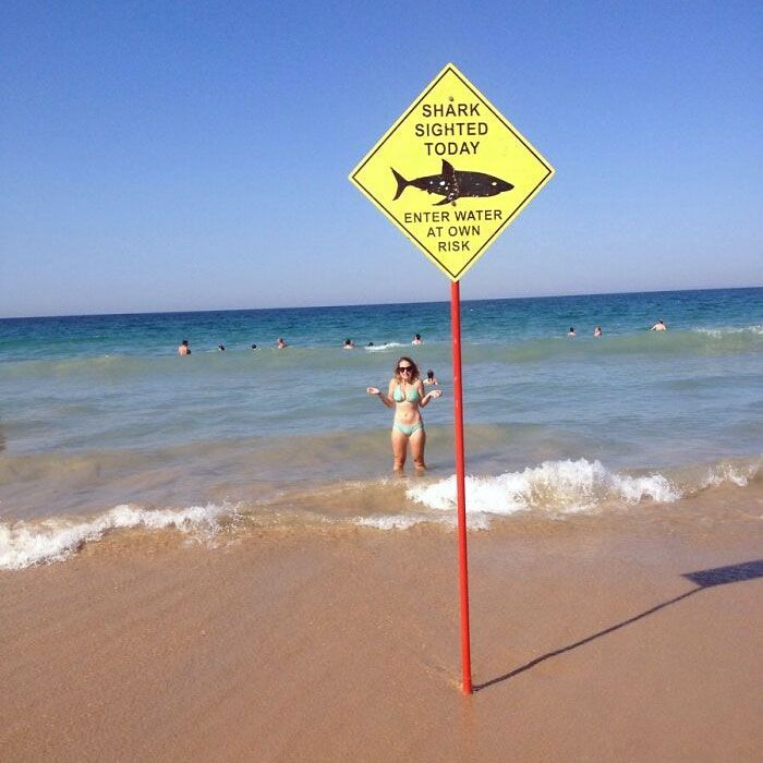 sur les plages d’australie, où je me sens toujours en sécurité