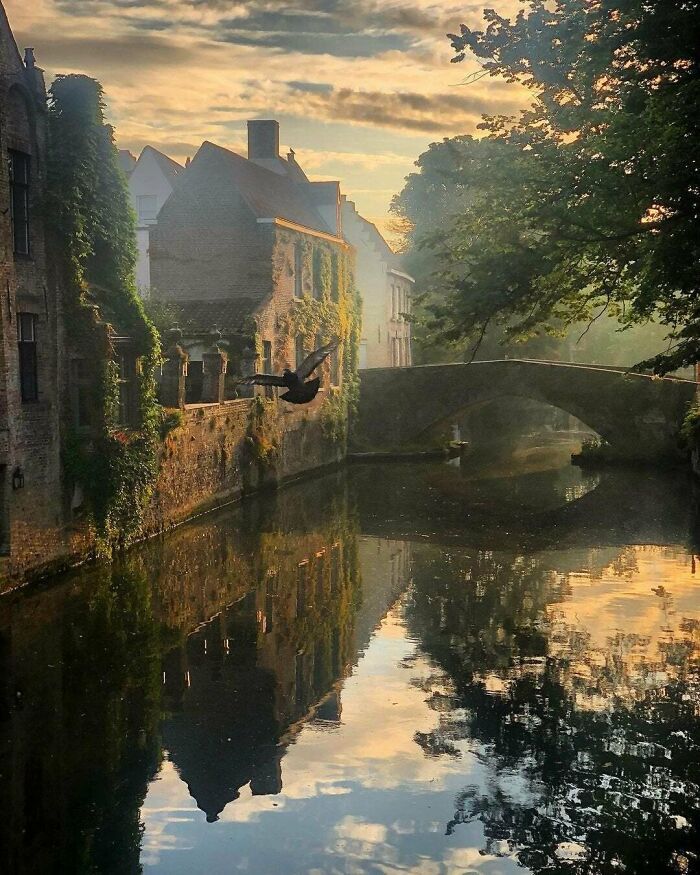 à bruges. ville de conte de fées