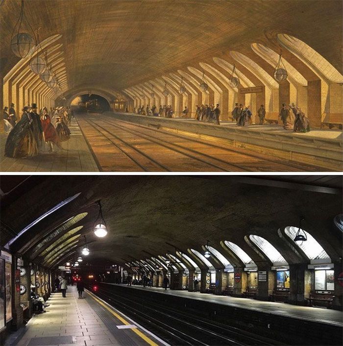 la plus ancienne station de métro du monde à 157 ans d’intervalle