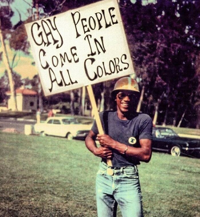 thomas carey à la gay pride de san diego, 1978