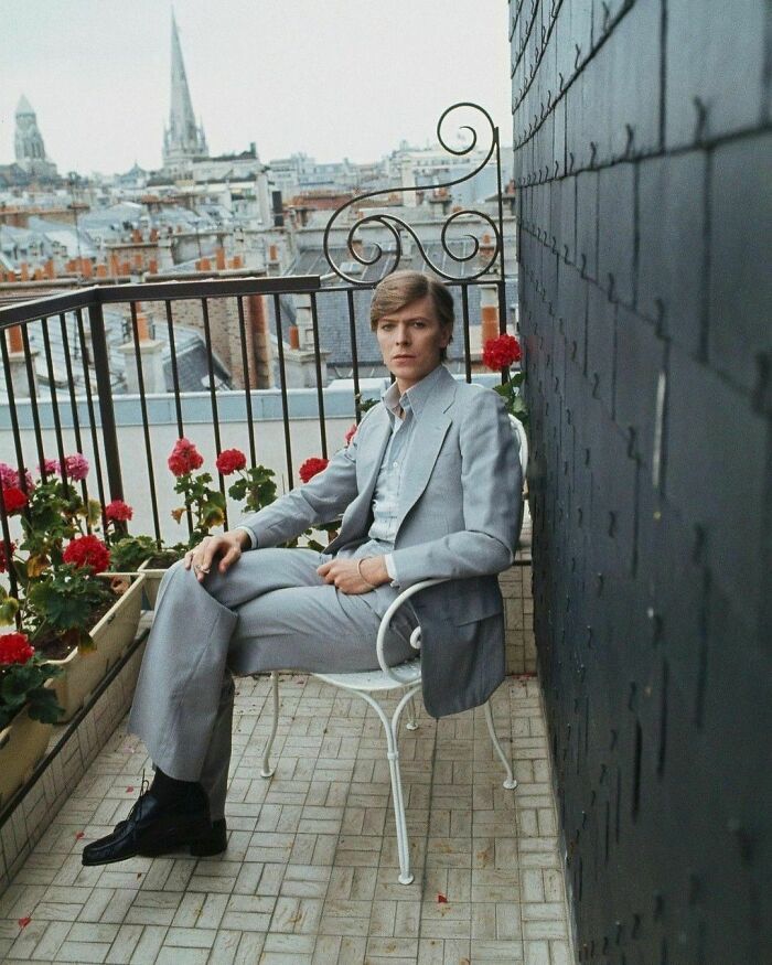 david bowie à paris, 1977 (par christian simonpietri)