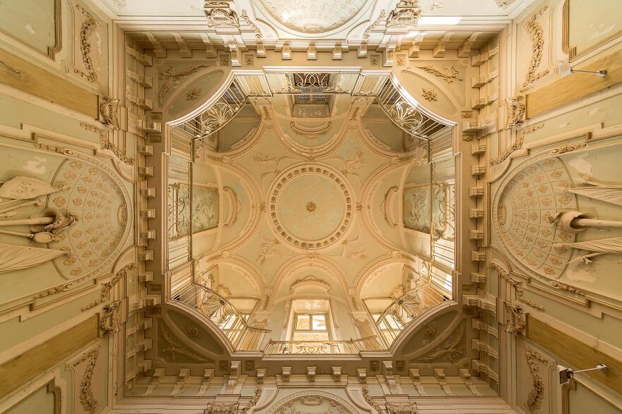 villa abandonnée, italie