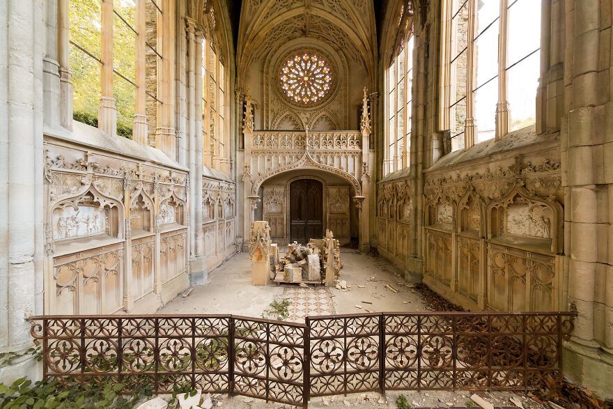 église abandonnée, france