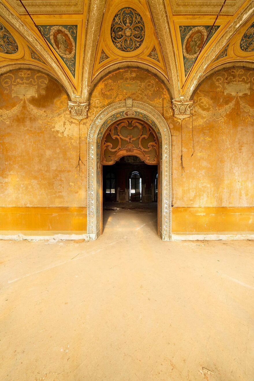 villa abandonnée, italie