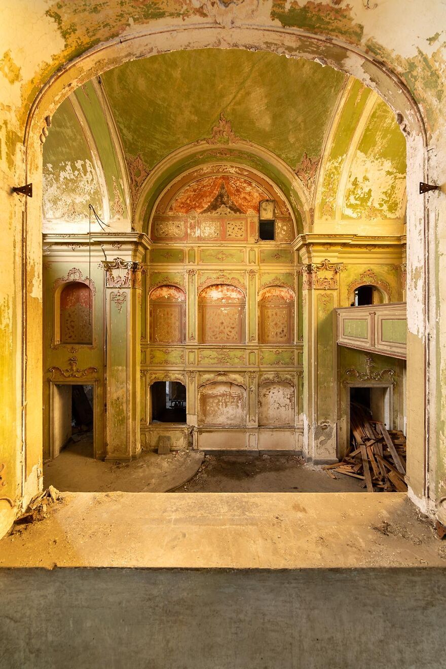 église abandonnée, italie