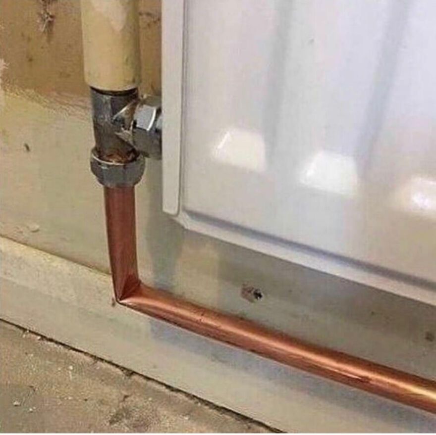 installé le bossage du radiateur