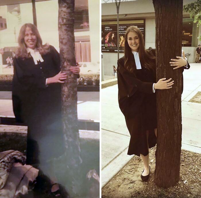 Ma mère et moi avons été “appelées au barreau” en tant qu’avocates à 35 ans d’intervalle. De 1981 à 2016