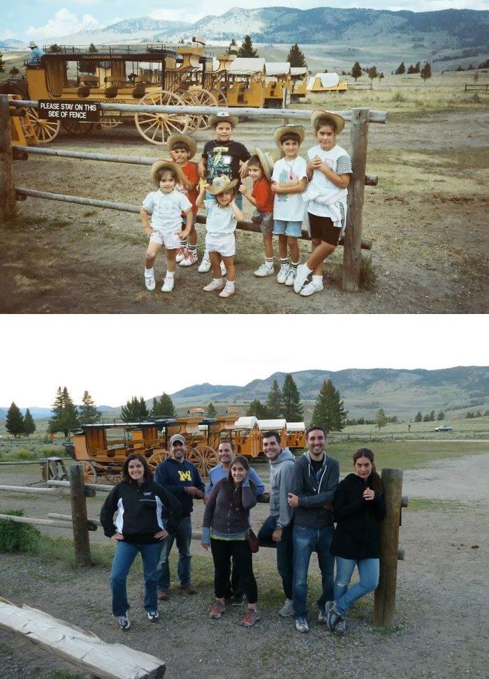 cousins à yellowstone 1992 et à nouveau en 2012