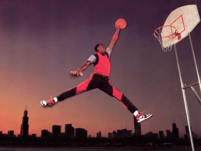 la photo iconique de michael jordan qui s’est transformée en logo