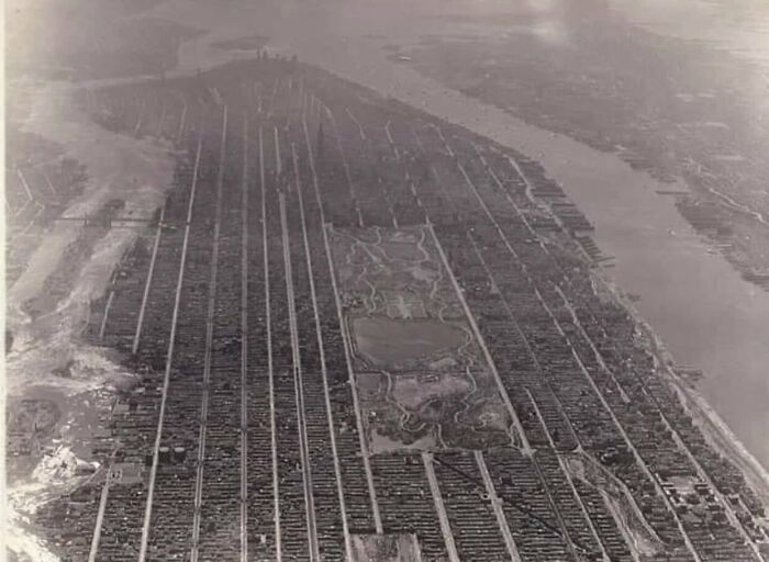 le manhattan de new york sans gratte-ciel