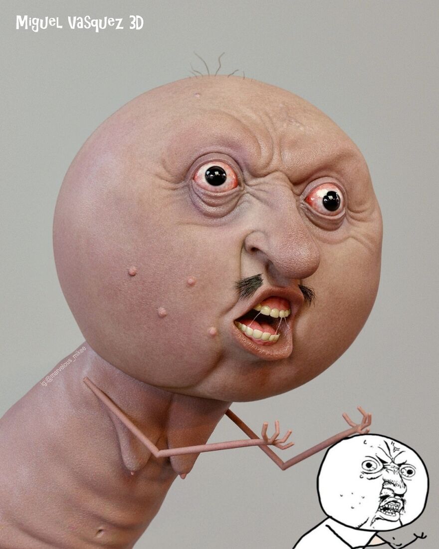 « mème « y u no