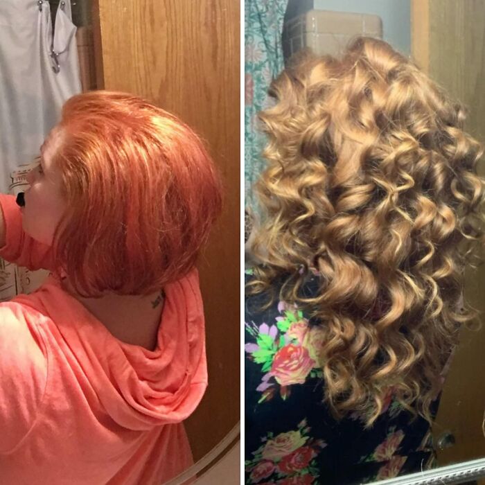 J’ai perdu la moitié de l’épaisseur de mes cheveux à cause de la pilule contraceptive et du stress. j’ai arrêté la pilule contraceptive, j’ai quitté mon travail stressant et j’ai coupé mes cheveux en bob. voici mes cheveux 3 ans plus tard. 😍