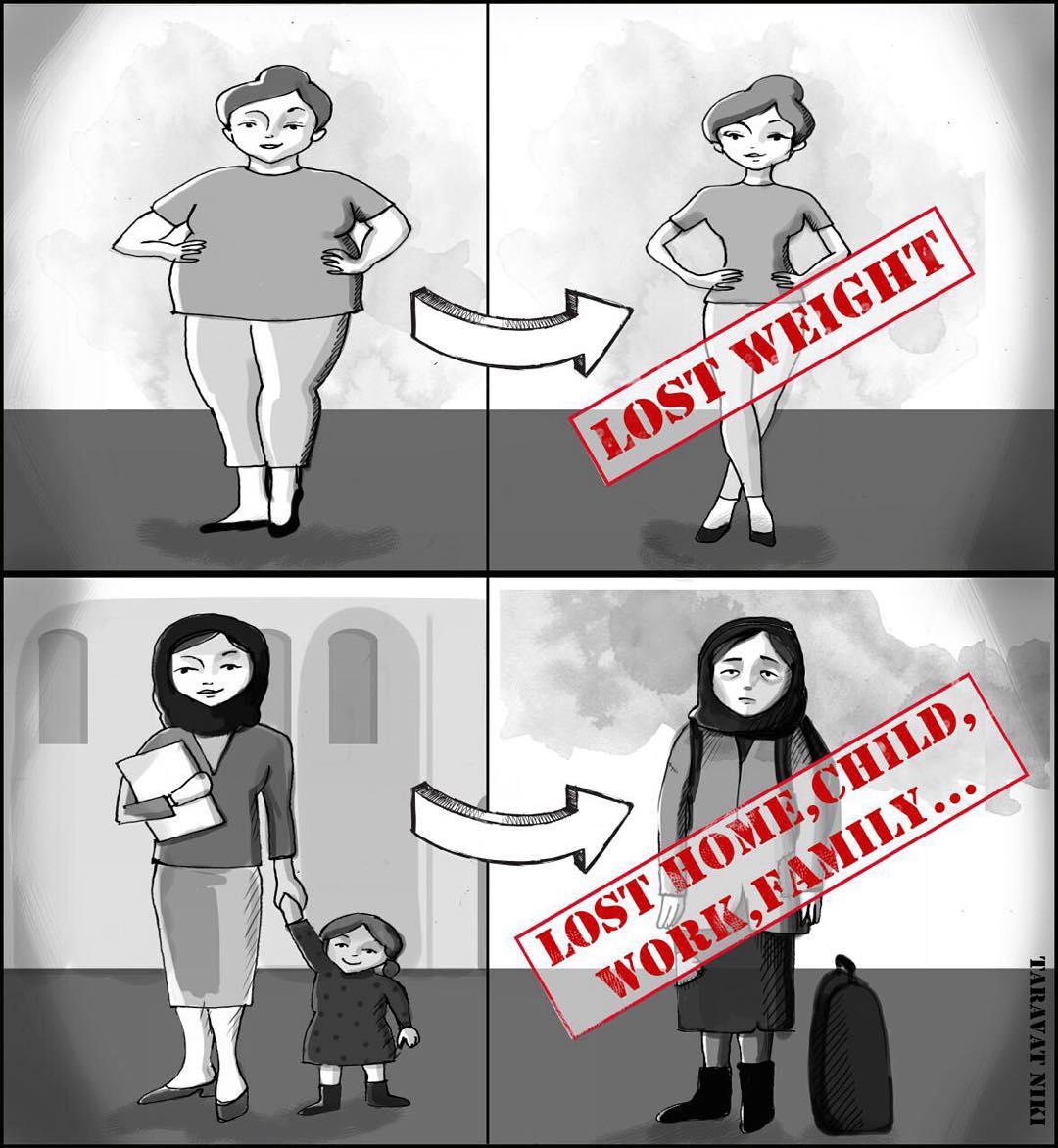 Un artiste iranien attire l’attention sur les problèmes du monde d’aujourd’hui avec ces 52 illustrations qui incitent à la réflexion.