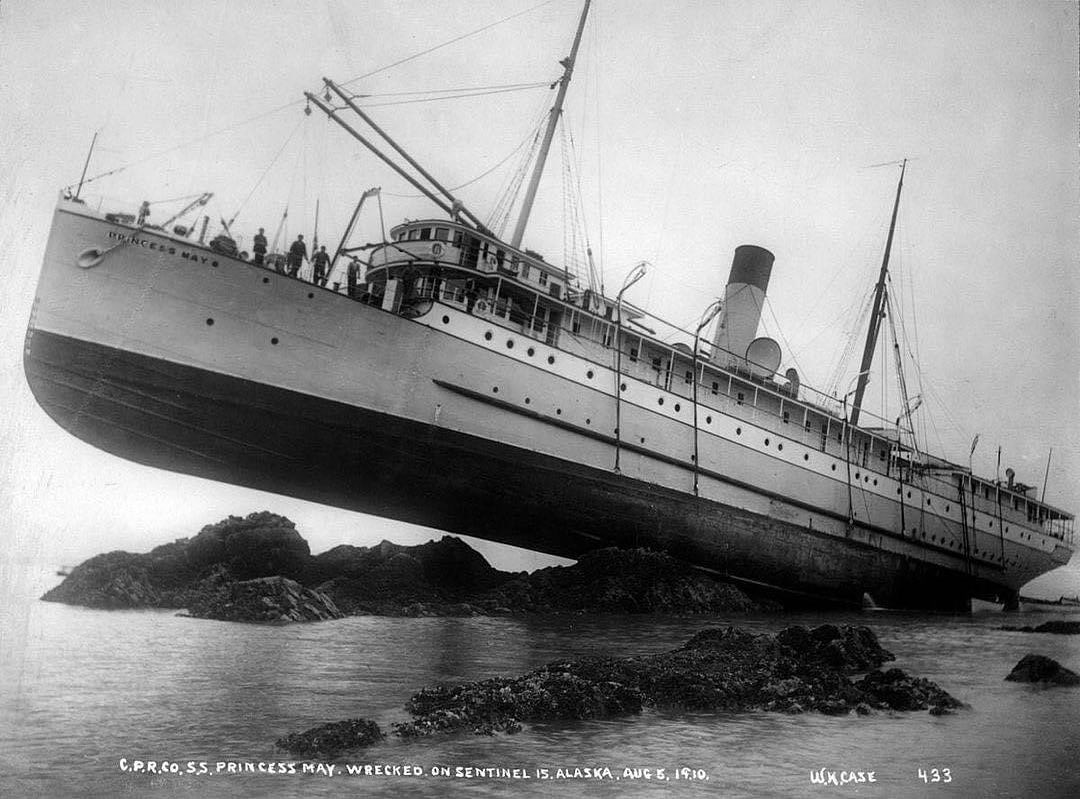 Le ss princesse may était un bateau à vapeur construit en 1888.