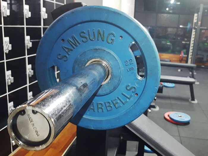 samsung a fabriqué les haltères de mon club de gym