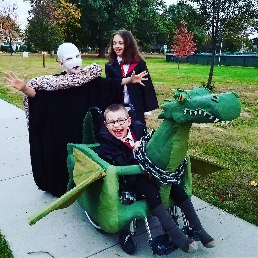 toute la bande. hermione, voldemort & harry