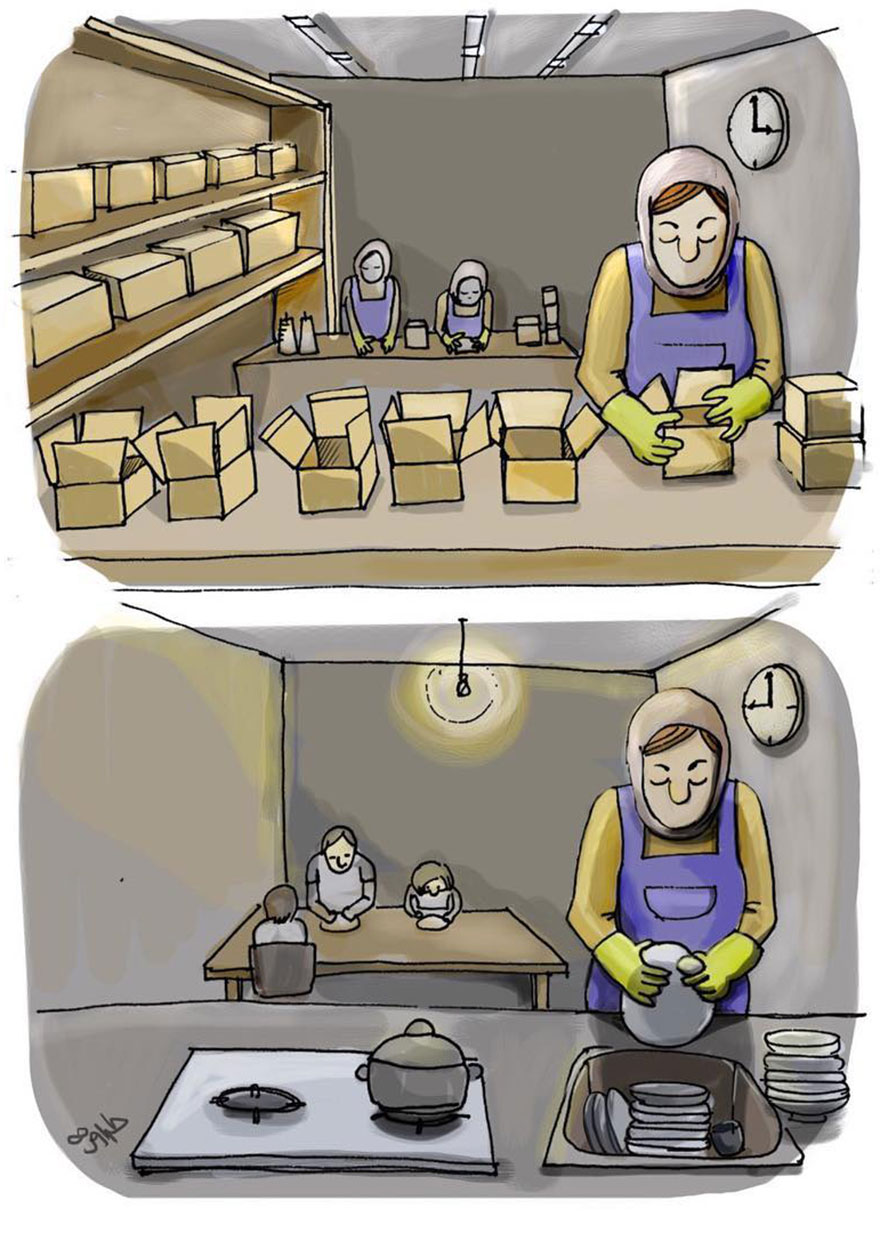 Un artiste iranien attire l’attention sur les problèmes du monde d’aujourd’hui avec ces 52 illustrations qui incitent à la réflexion.