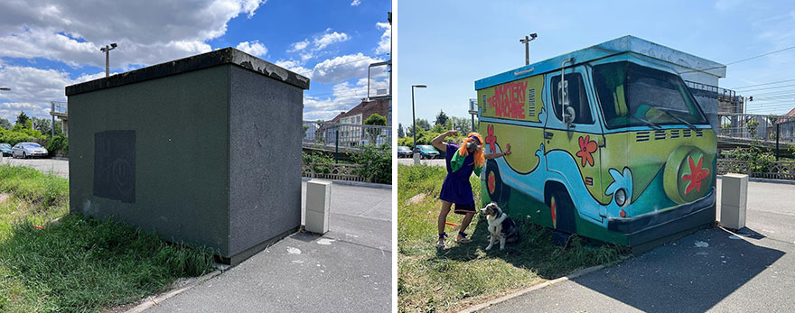 Un artiste de rue français peint des graffitis en 3D et ce n’est pas pour les âmes sensibles (26 nouvelles photos).