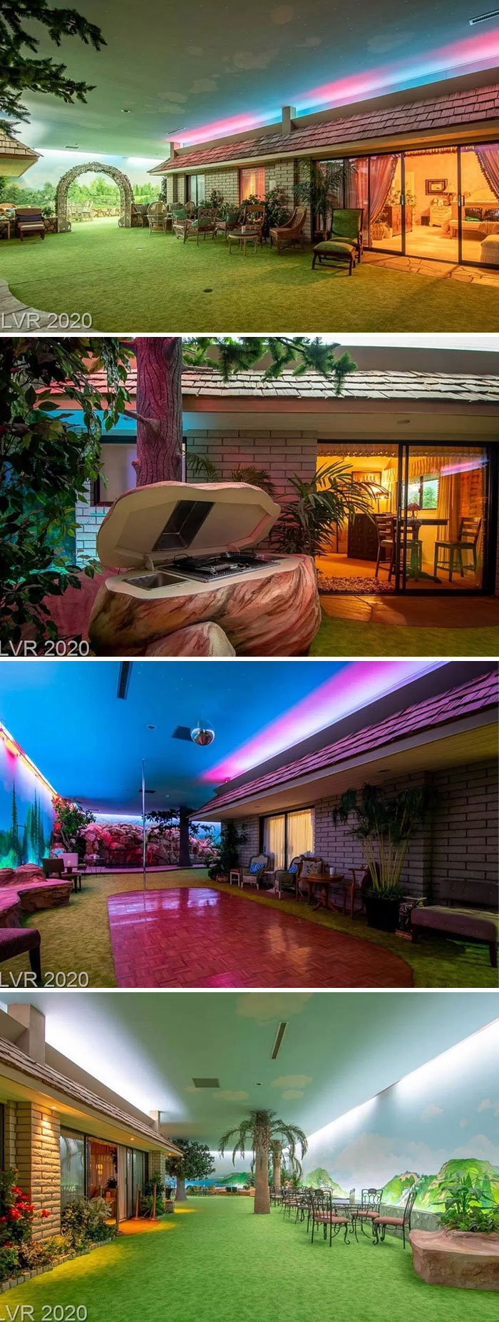 Les gars, avez-vous déjà vu cette maison à Las Vegas avec un bunker souterrain de 15 000 m² construit pour ressembler à un ranch des années 1960 ? Oui, eh bien, elle est à vendre.