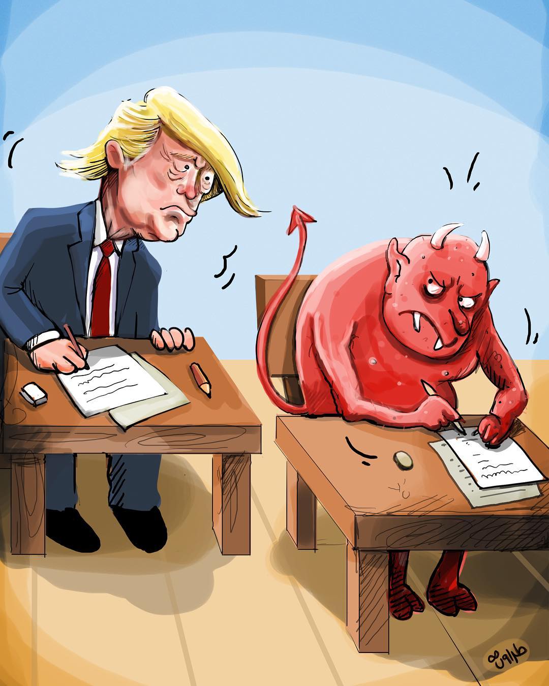 Un artiste iranien attire l’attention sur les problèmes du monde d’aujourd’hui avec ces 52 illustrations qui incitent à la réflexion.