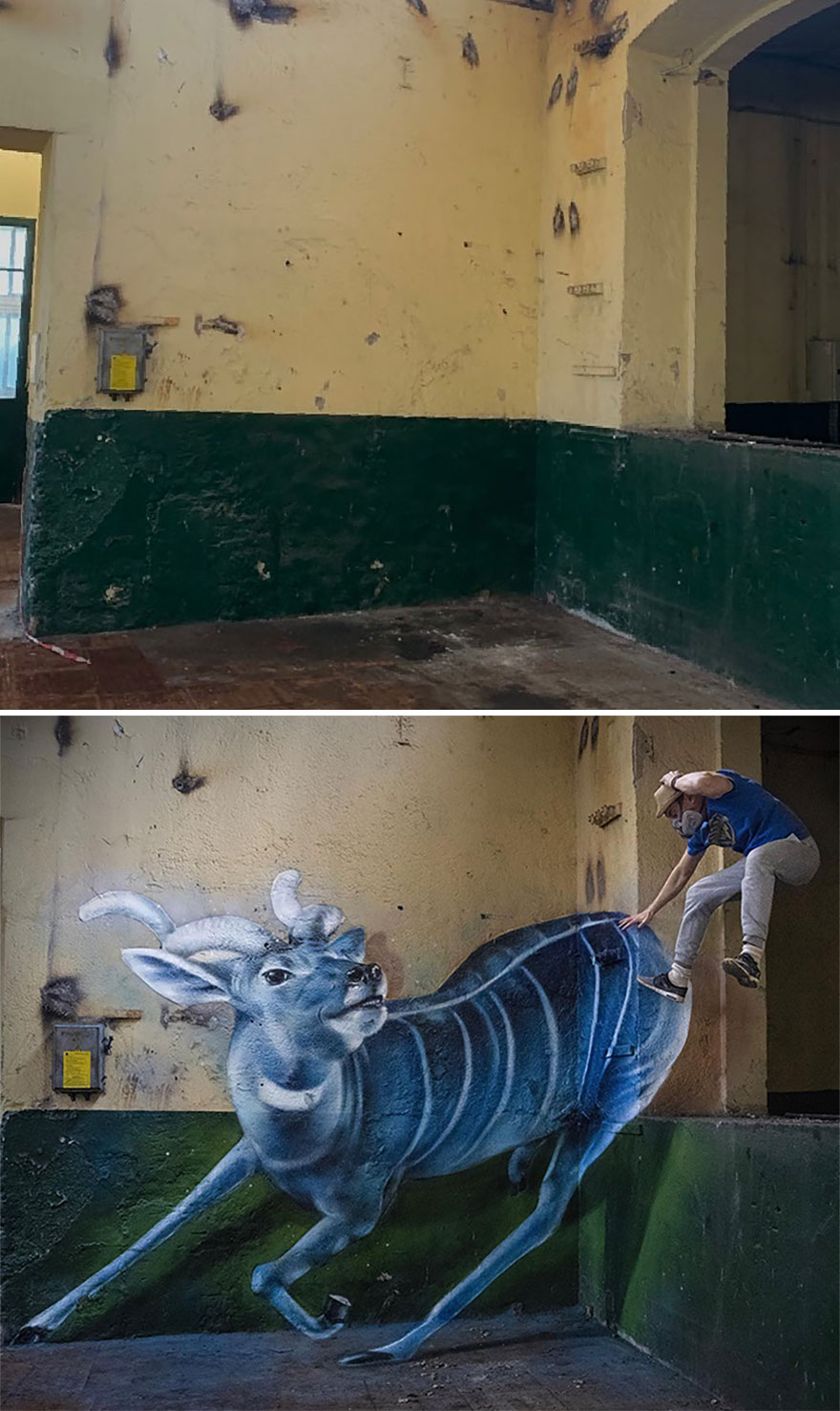 Un artiste de rue français peint des graffitis en 3D et ce n’est pas pour les âmes sensibles (26 nouvelles photos).