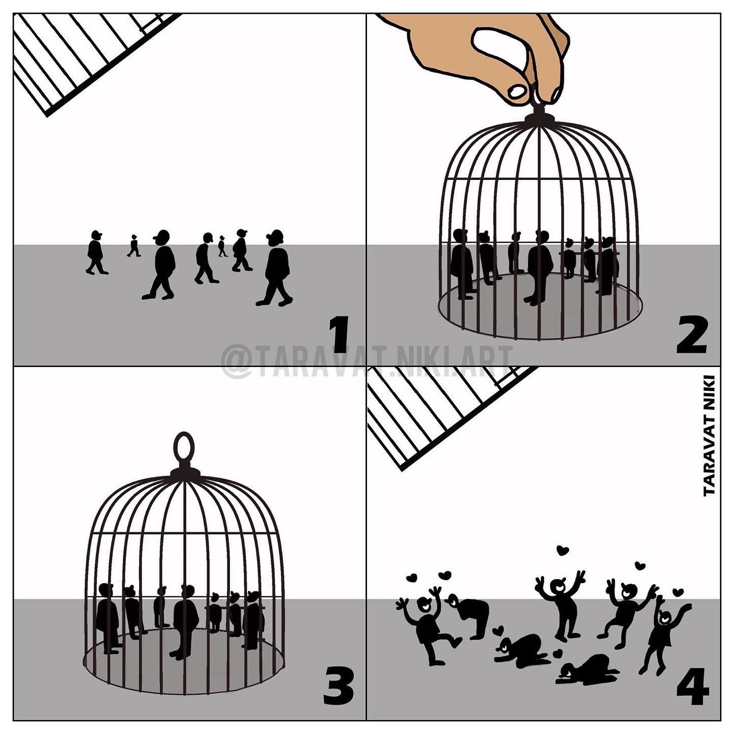 Un artiste iranien attire l’attention sur les problèmes du monde d’aujourd’hui avec ces 52 illustrations qui incitent à la réflexion.