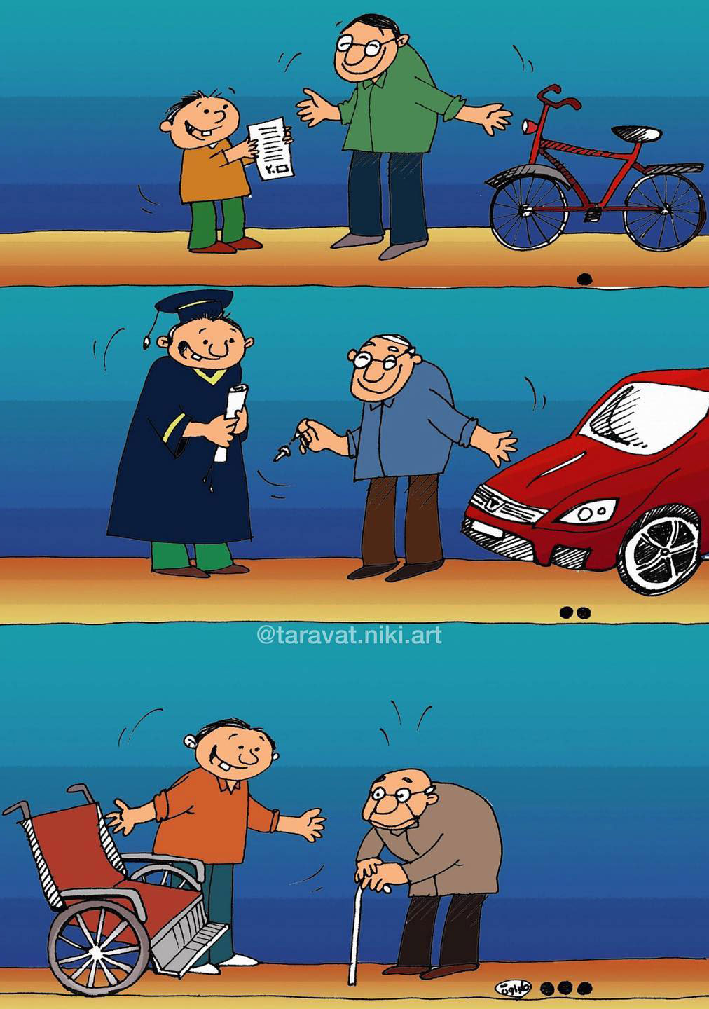 Un artiste iranien attire l’attention sur les problèmes du monde d’aujourd’hui avec ces 52 illustrations qui incitent à la réflexion.