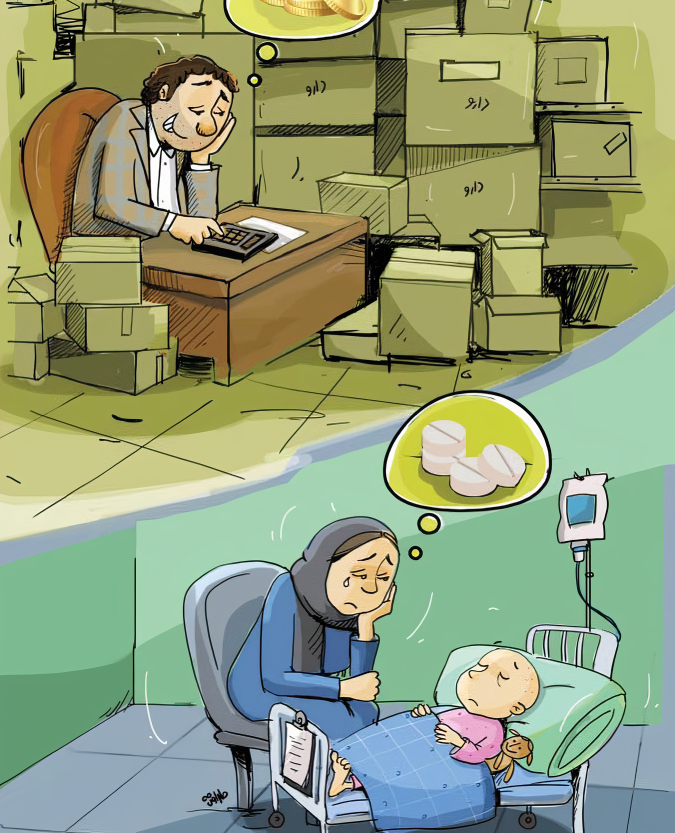 Un artiste iranien attire l’attention sur les problèmes du monde d’aujourd’hui avec ces 52 illustrations qui incitent à la réflexion.
