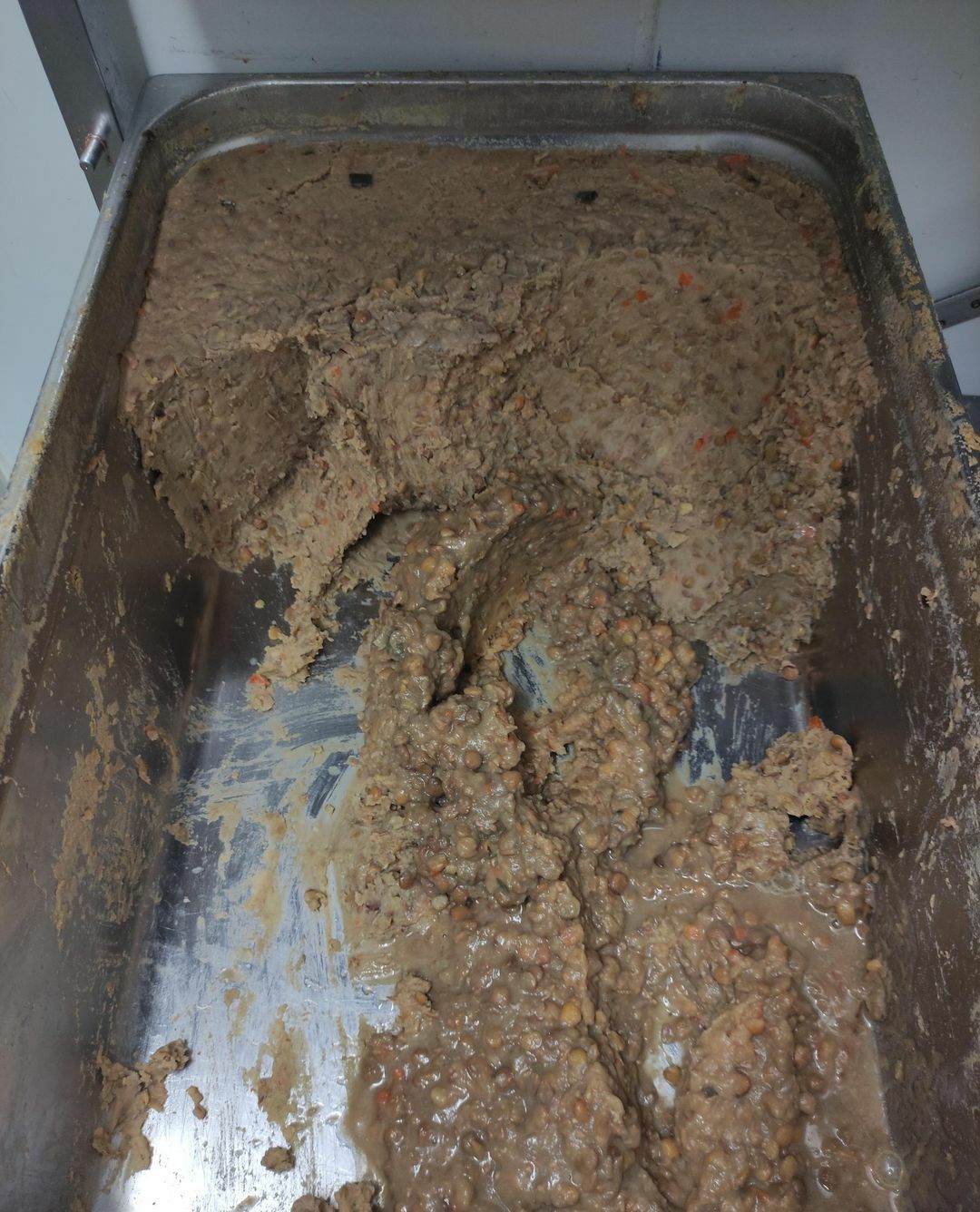 La « soupe » aux lentilles que nous servons dans le restaurant où je travaille.