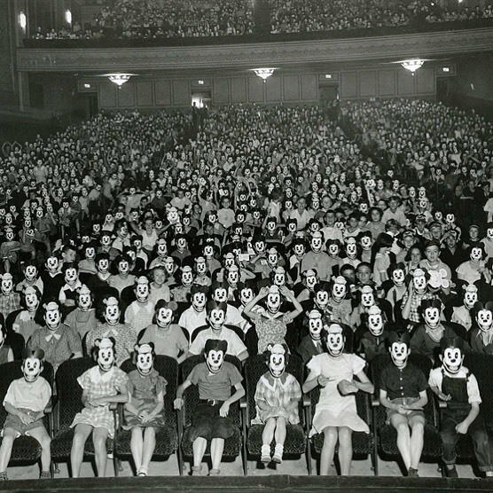 une réunion du club mickey mouse, circa 1930