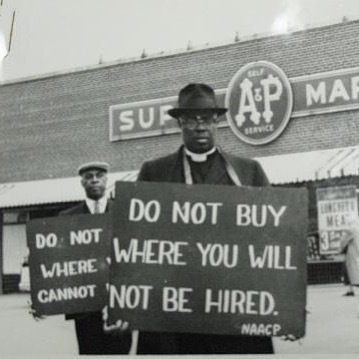 “N’achète pas là où tu ne seras pas embauché”. – caroline du nord, 1960