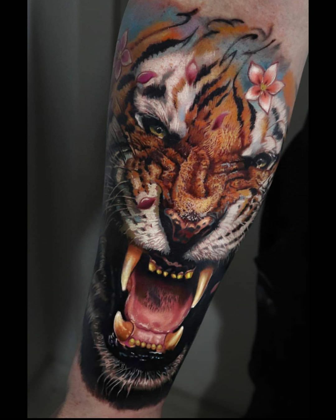 tatouage de tigre par ricardo g. ciechorski