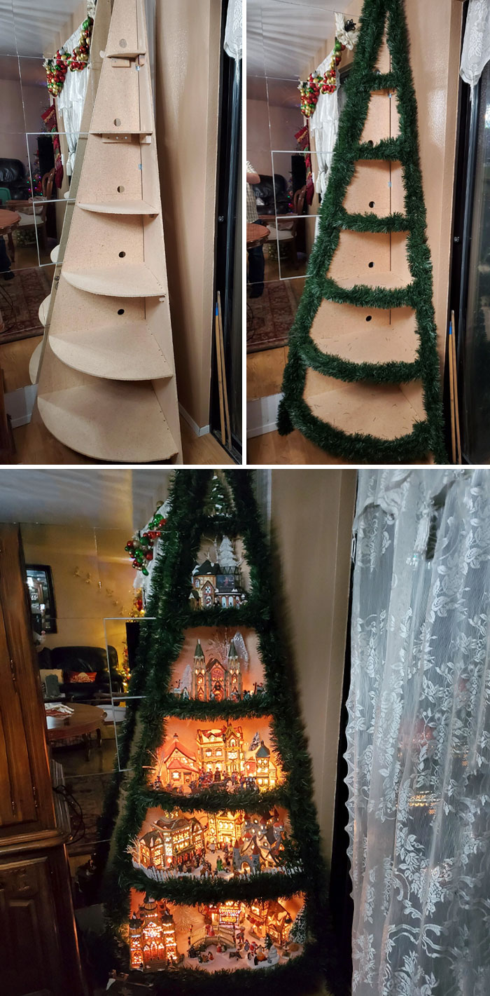 arbre de noël diy pour les maisons miniatures