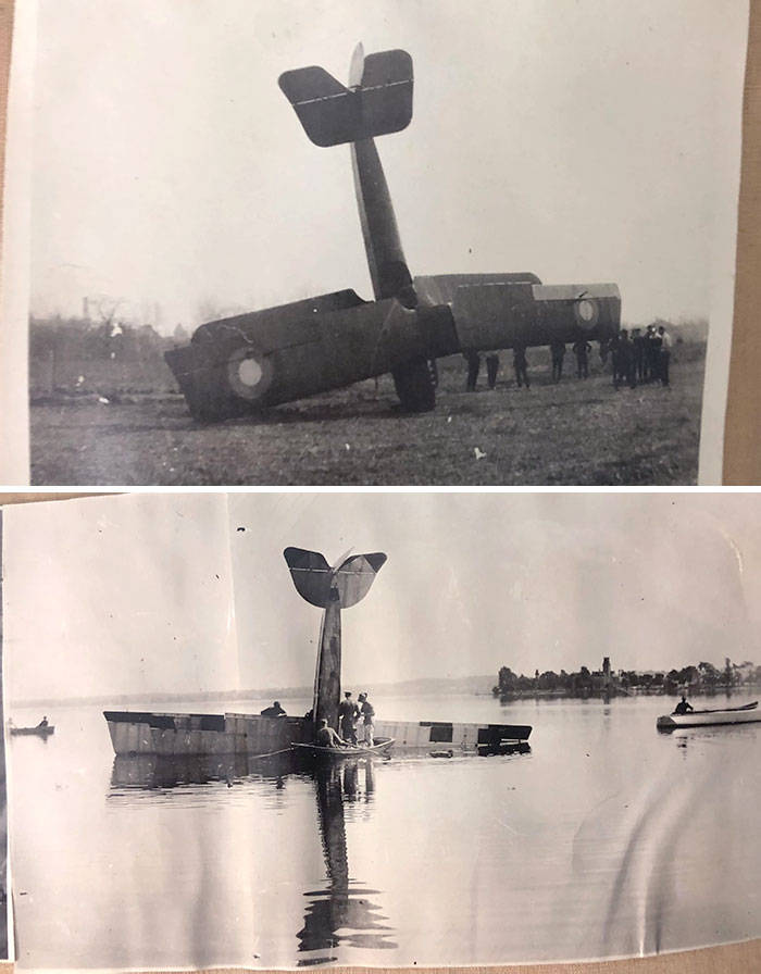 L’arrière-grand-père était un pilote de poste aérienne, j’ai trouvé ces photos avec ses affaires.