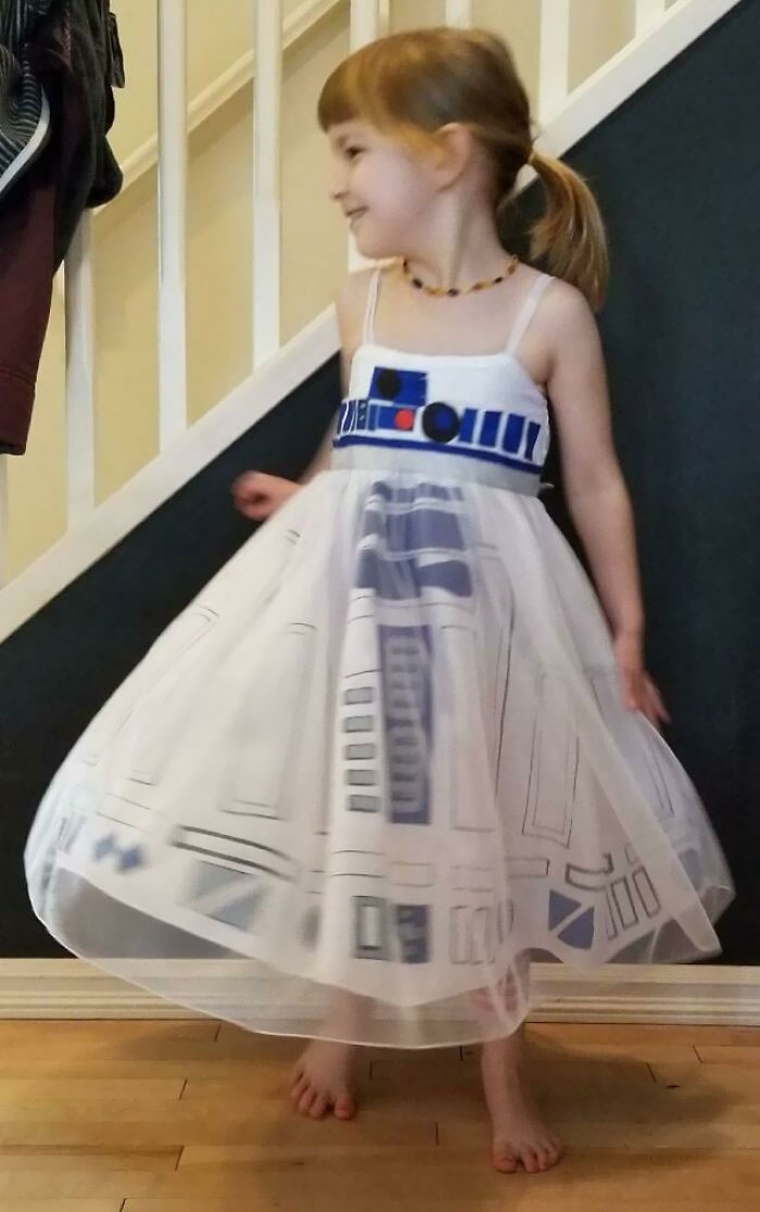 r2d2 robe que ma femme a faite