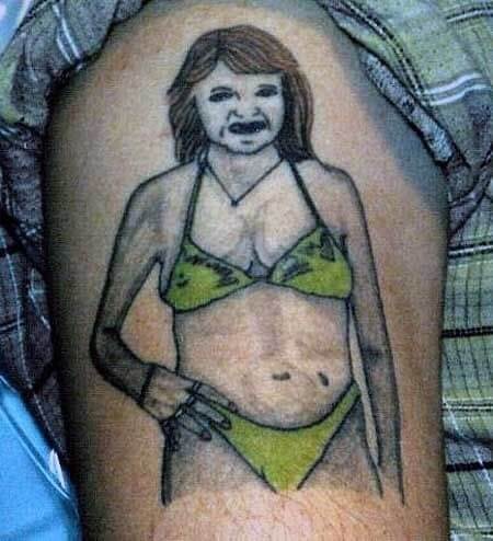 oh my !! les bras, les dents, juste… tout !! ils détestent vraiment cette personne qu’ils ont fait tatouer sur eux !!