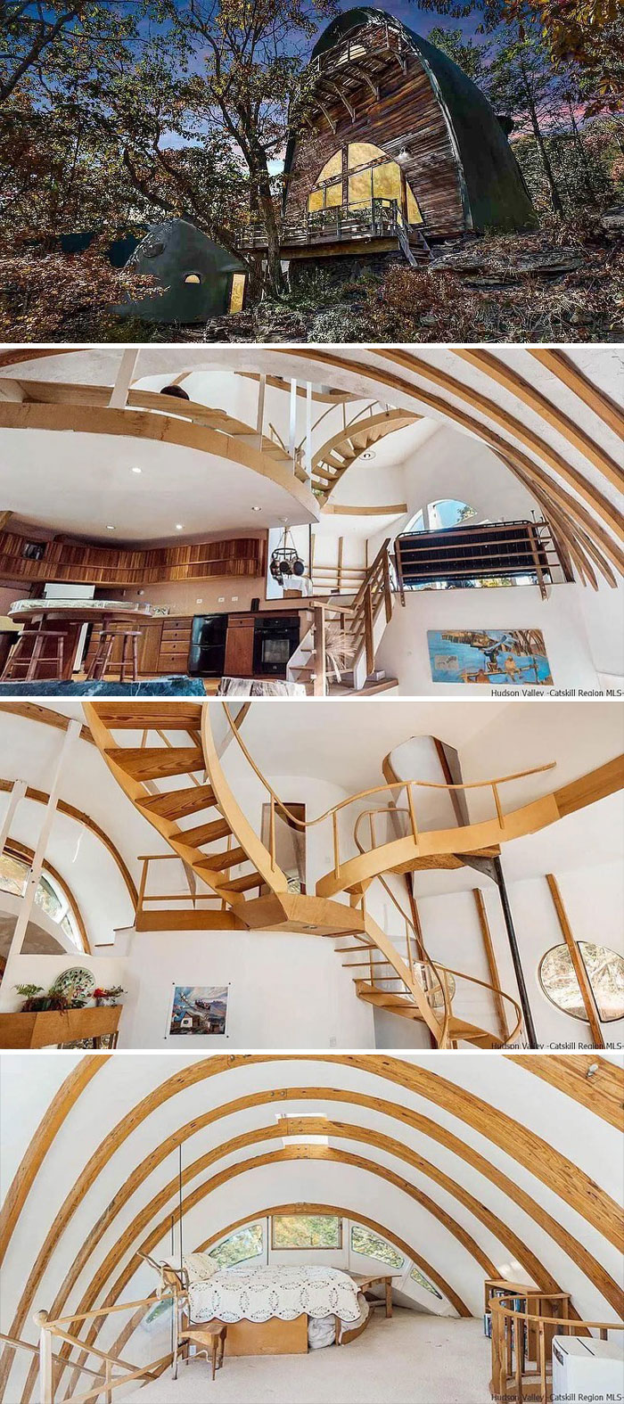 j’ai trouvé la maison complète avec l’escalier escher farfelu !!! c’est quelque chose !