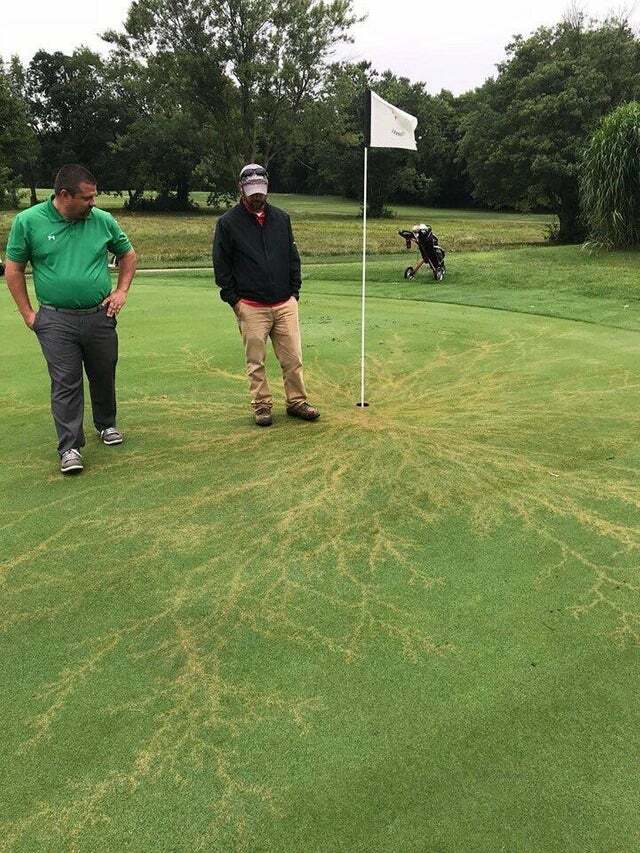 Que se passe-t-il lorsque la foudre frappe un drapeau sur un terrain de golf ?