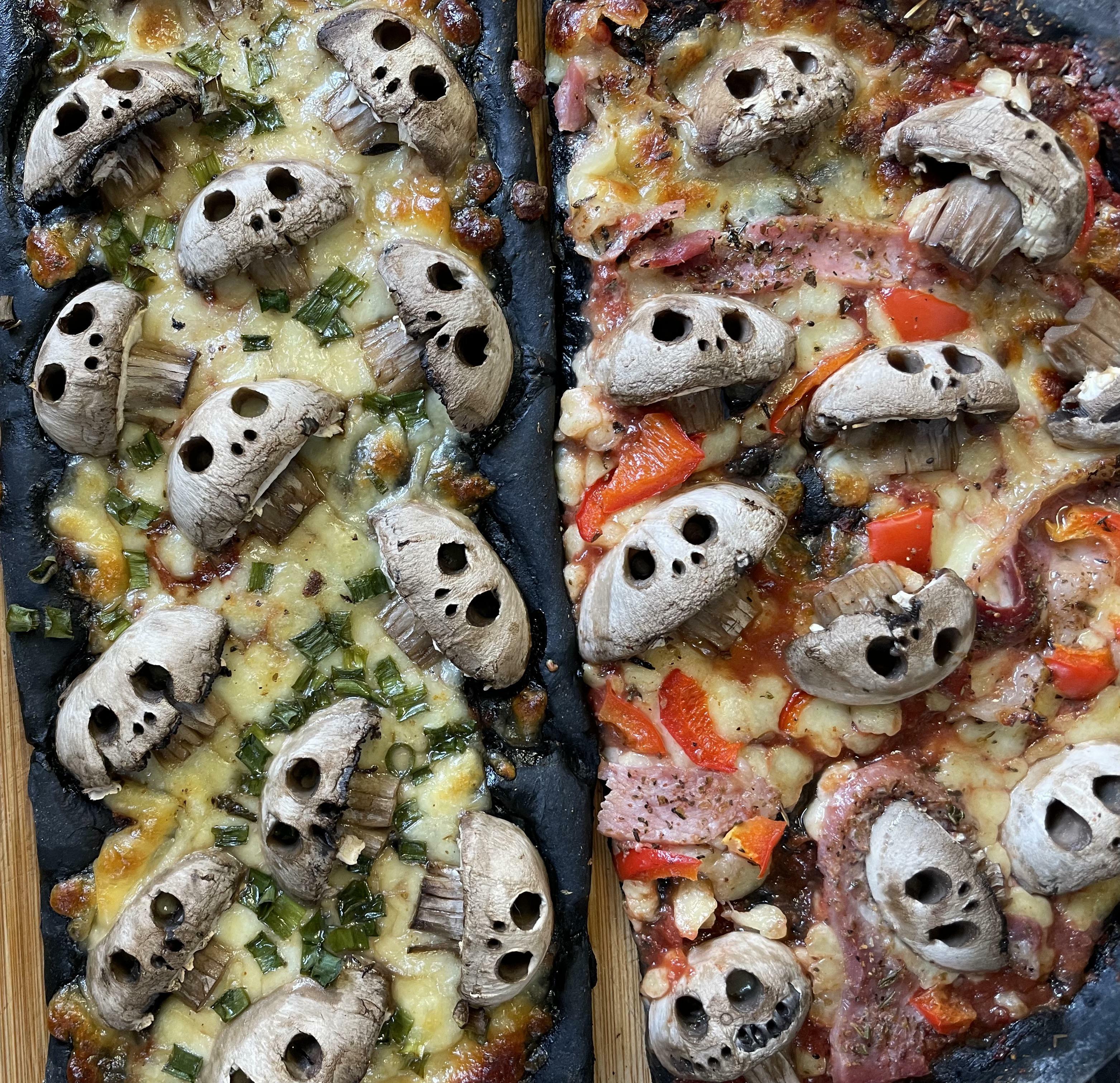 pizza d'halloween