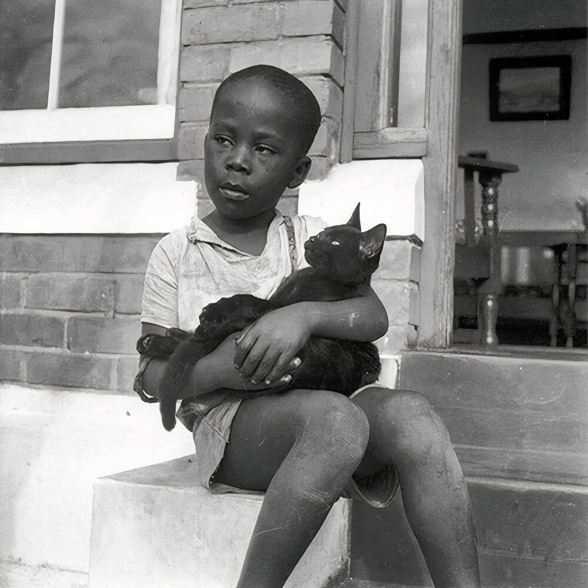 le photojournaliste britannique constance stuart larrabee a capturé cette scène. afrique du sud, 1949
