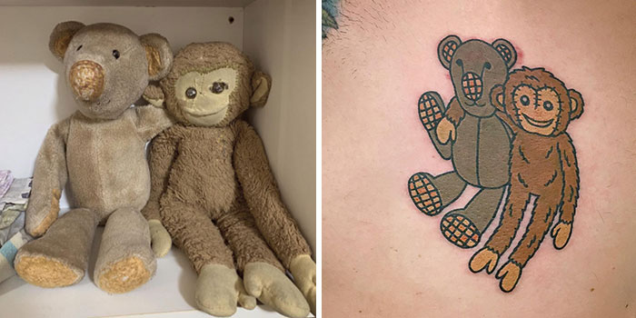 Cette tatoueuse se distingue par son approche unique de la représentation d’animaux et de jouets (30 photos).