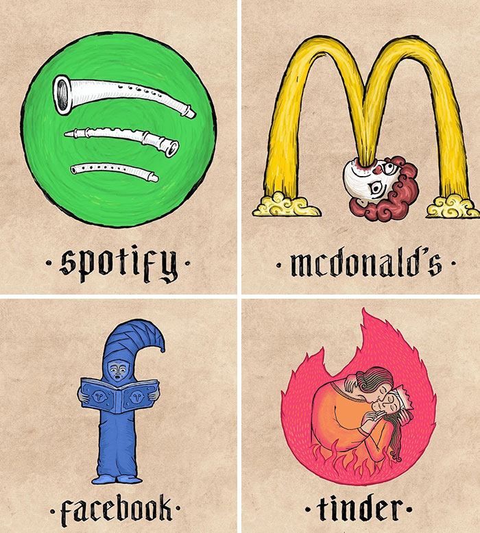 logos de marques iconiques conçus par ilya stallone